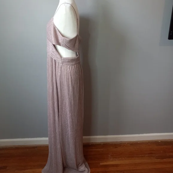 INTERMIX PINK TINA LUREX CUTO DRESS - Picture 5 of 17